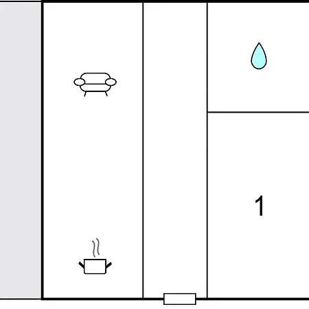 Lägenhet 1 Bedroom Lovely In